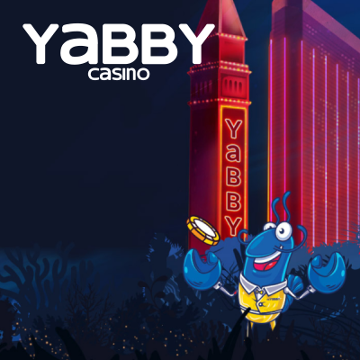 Yabby Casino game lobby interface showcasing slots and promotions